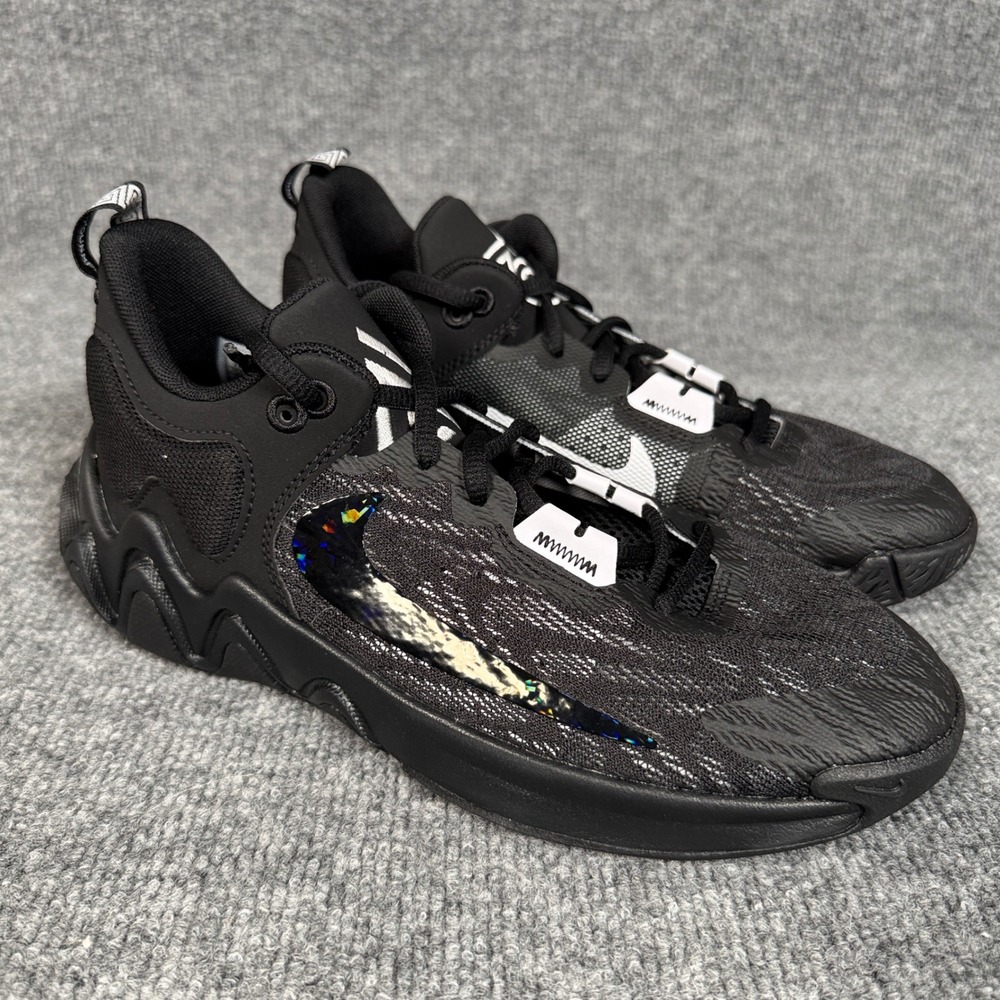 New Nike Size 3.5 Giannis Immortality 2 Shoes Sneakers Black Running DQ1943-003